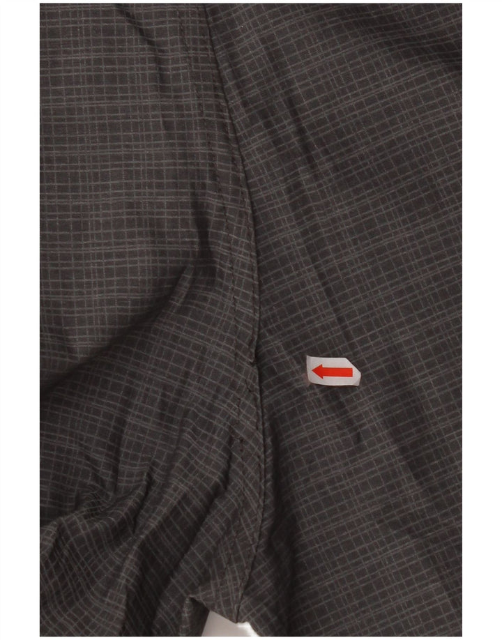 Shorts Chino Masculino QUIKSILVER W40 XL Poliamida Xadrez Cinza