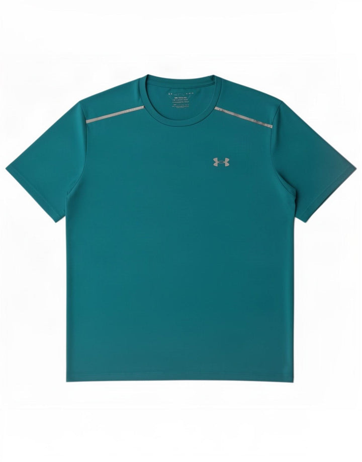 Camiseta masculina Under Armour Top médio poliéster turquesa