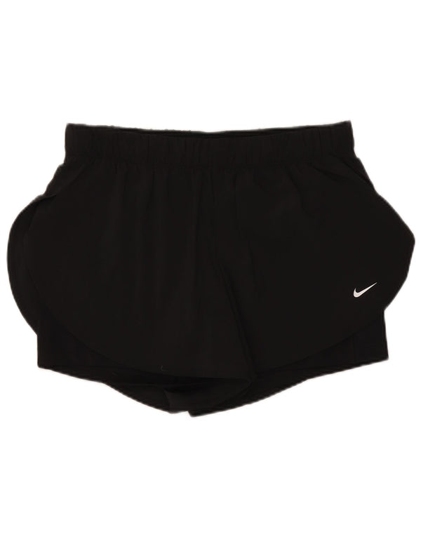 Shorts esportivos femininos Nike Dri Fit UK 18 XL preto poliéster