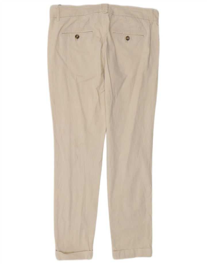 Calça Chino Mulher Massimo Dutti EU 40 Médio W30 L29 Branco