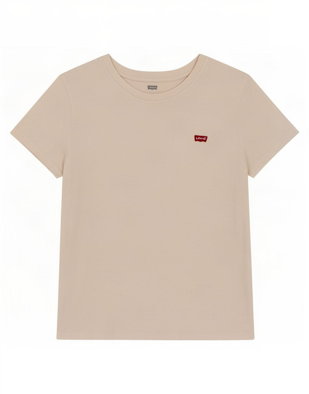Camiseta feminina Levi's UK 12 algodão branco médio
