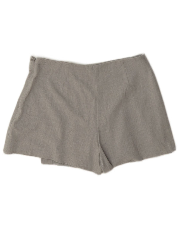 Zara Womens Skort Mini Saia Médio W28 Cinza