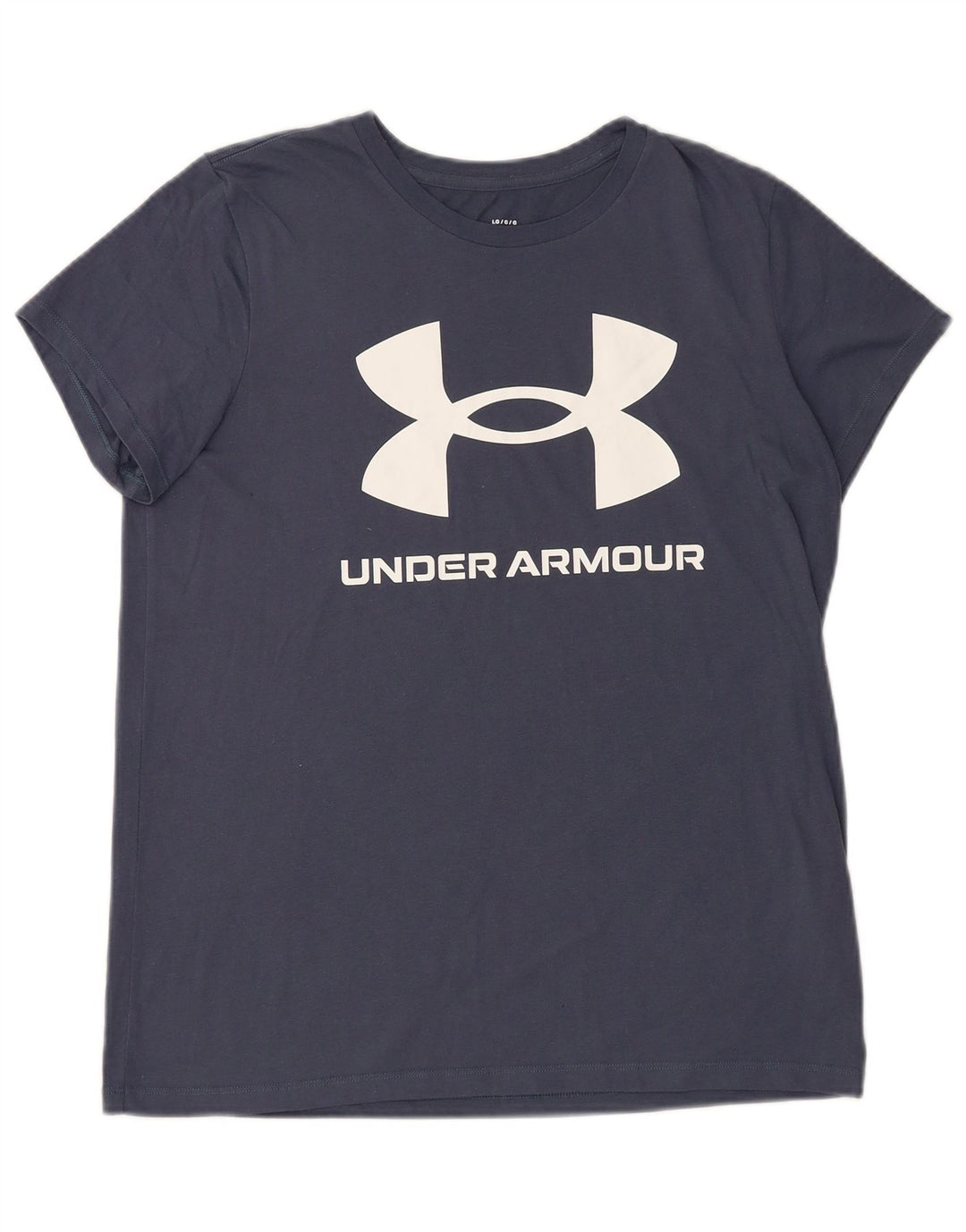 Camiseta gráfica masculina UNDER ARMOUR grande algodão azul marinho