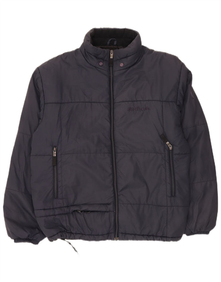 Jaqueta acolchoada unissex ROHAN masculina UK 38 poliamida azul marinho médio