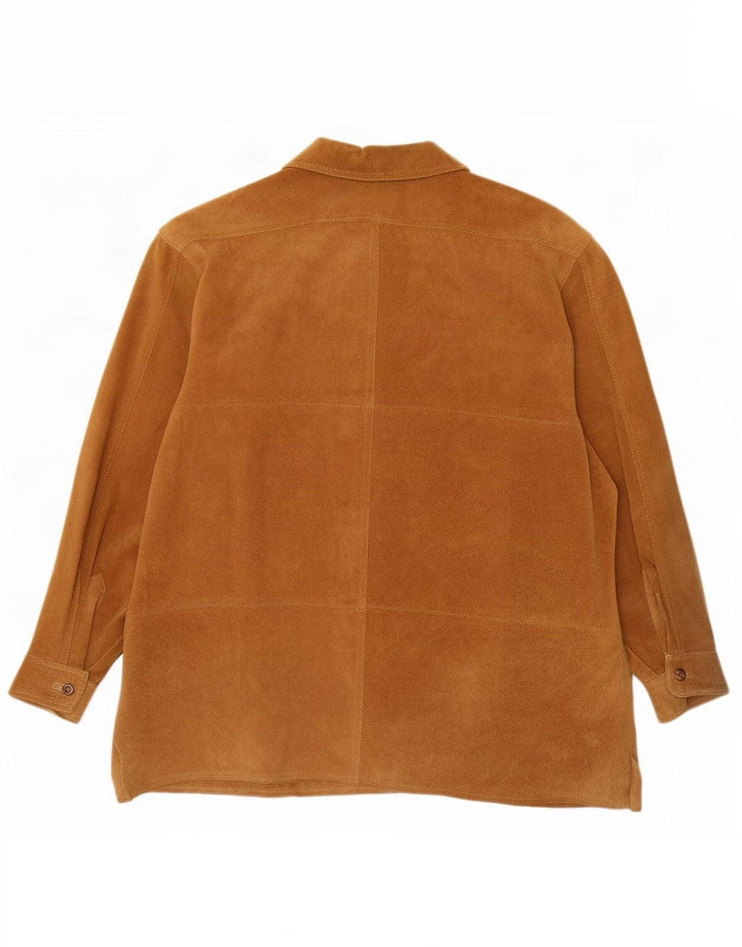 Camiseta feminina vintage camurça IT 52 XL couro bege