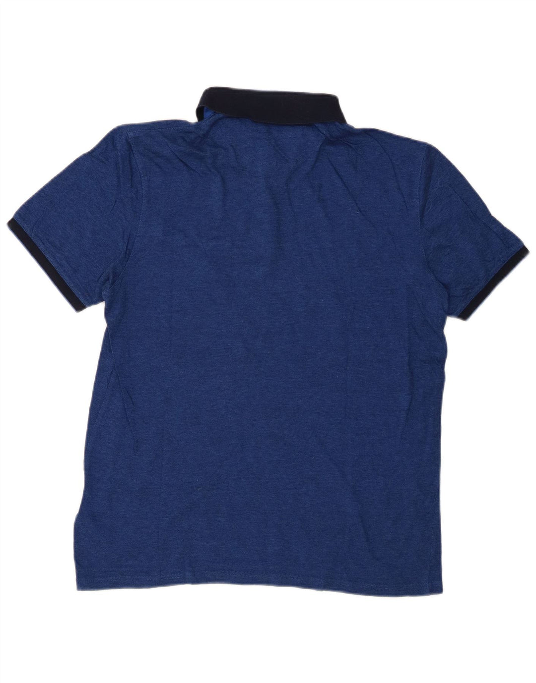 Camisa polo masculina Ted Baker tamanho 4 grande algodão azul