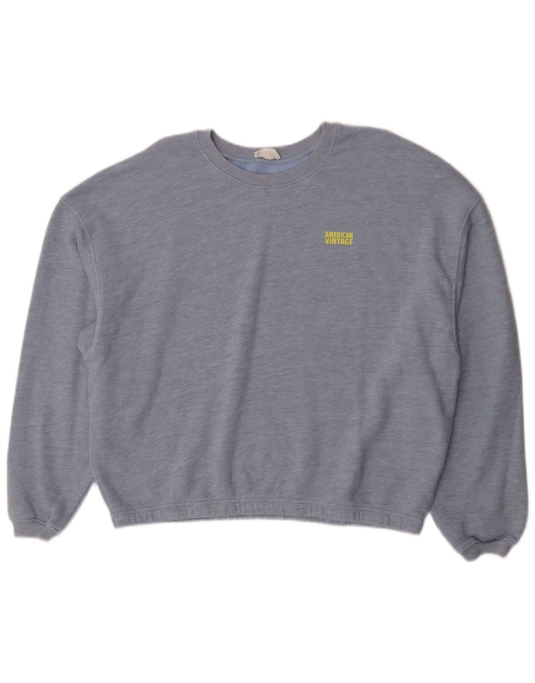 Suéter feminino americano vintage UK 16 grande azul clássico