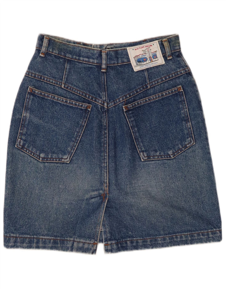 Saia jeans feminina Gap 7-8 anos W24 algodão azul