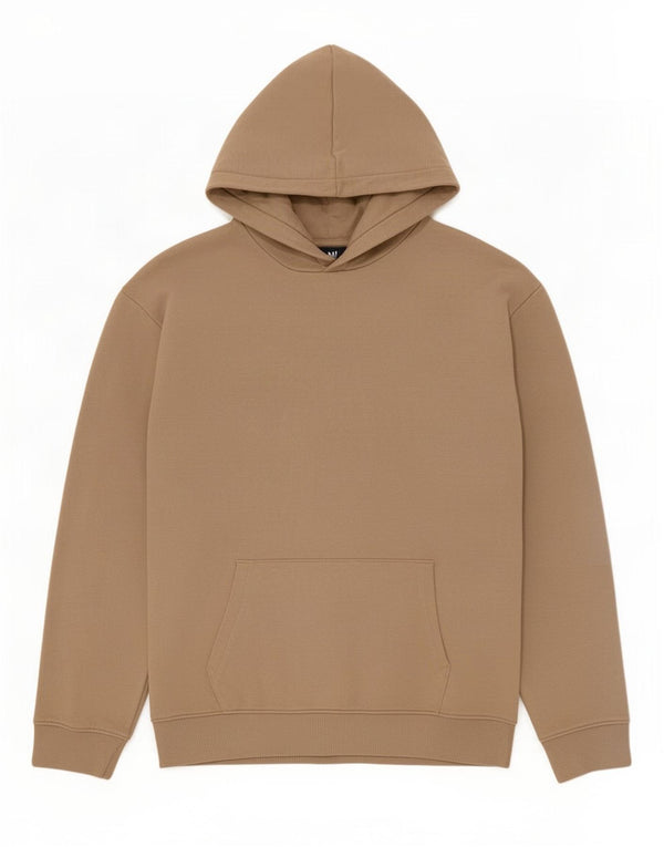 Marks & Spencer Boys Hoodie Jumper 13-14 Years Beige Cotton
