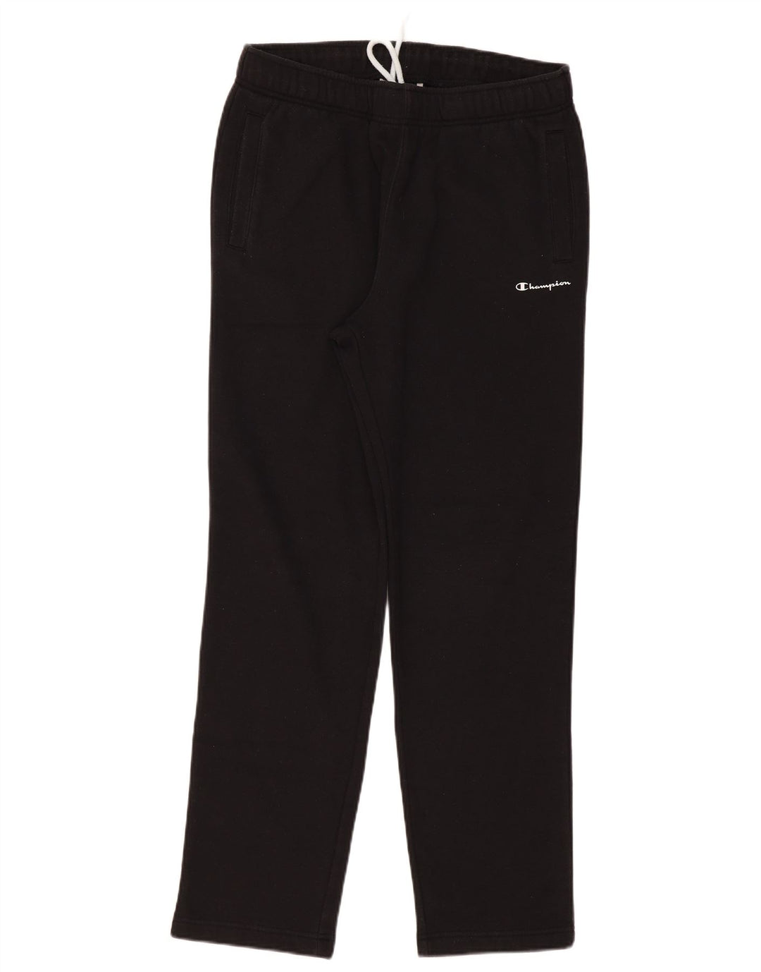 Calça de treino masculina Champion grande de algodão preto