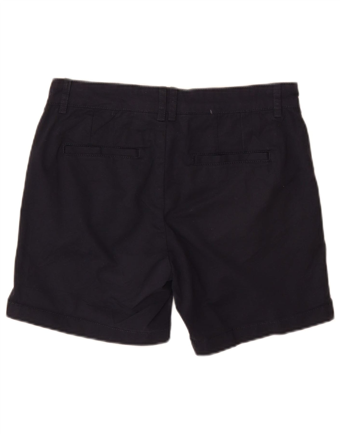 Shorts chino feminino FAT FACE UK 8 pequeno W30 algodão azul marinho