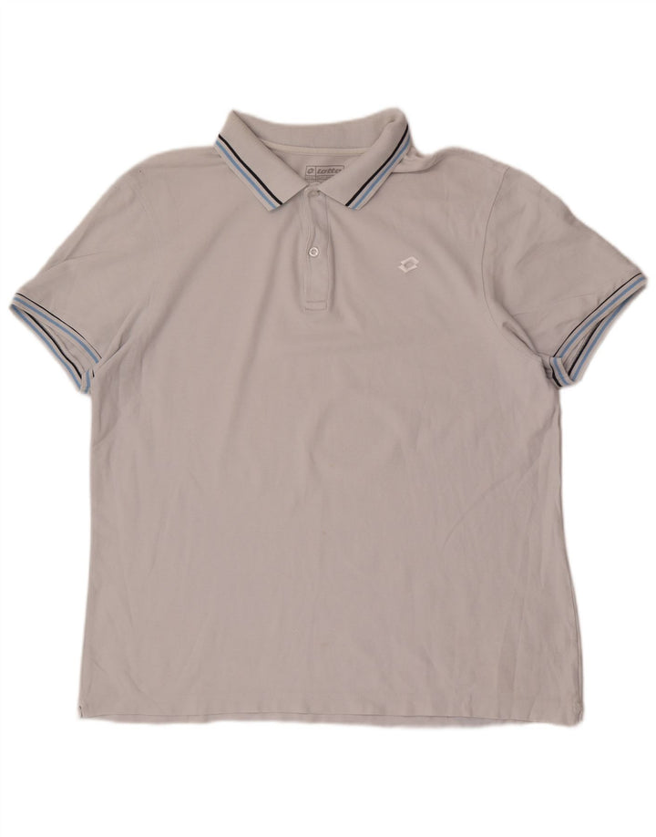 Camisa polo masculina Lotto 2XL cinza