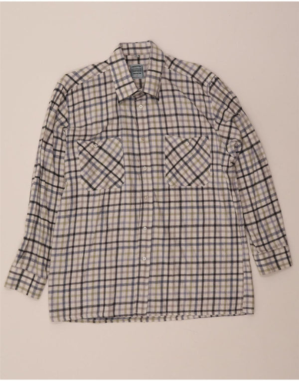 Camisa masculina de flanela FREE STYLE tamanho 41/42 grande algodão xadrez multicolorido