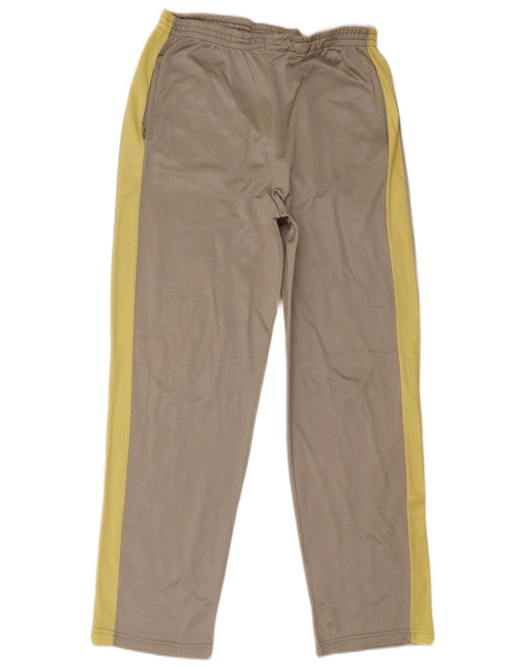 Calça de treino masculina vintage IT 50 grande bloco cinza