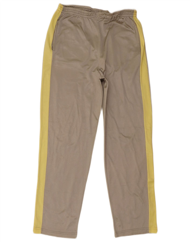 Calça de treino masculina vintage IT 50 grande bloco cinza
