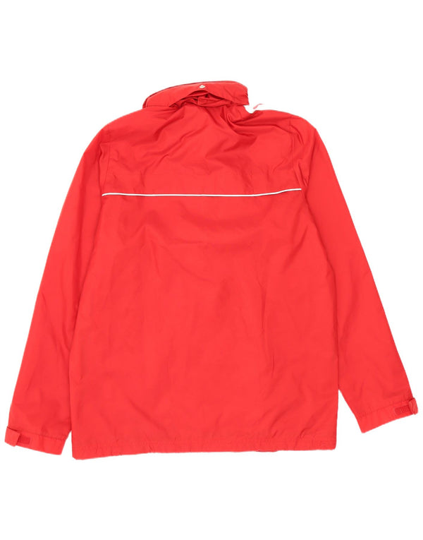 Jaqueta de chuva com capuz Adidas Boys Bayer Leverkusen 15-16 anos vermelho