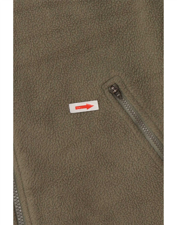 Colete de lã feminino Berghaus UK 14 poliéster cáqui médio