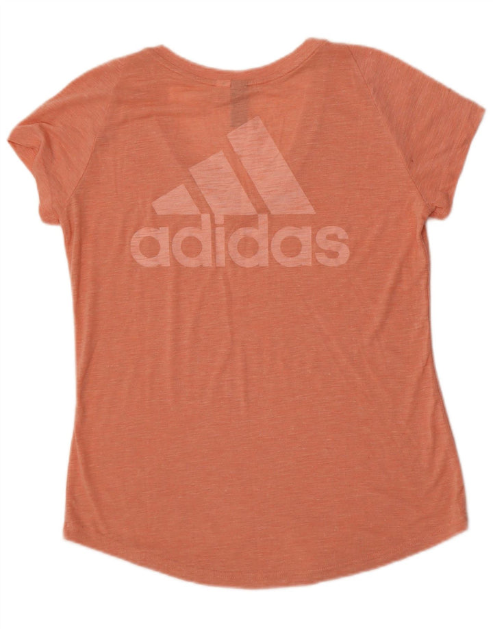 Camiseta Adidas Feminina Graphic Top UK 14 Médio Laranja