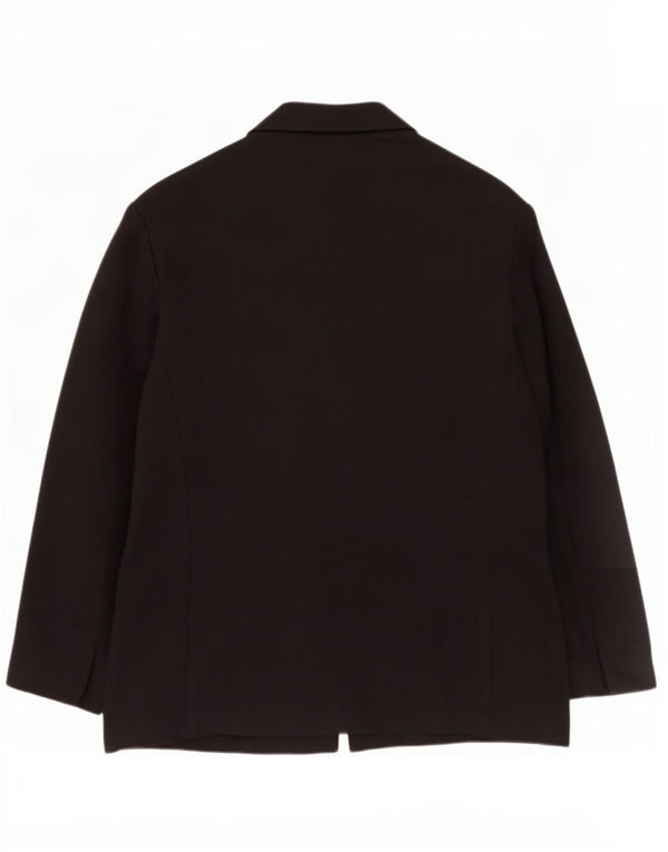 Jaqueta blazer feminina Zara com 2 botões Reino Unido 16 grande preto