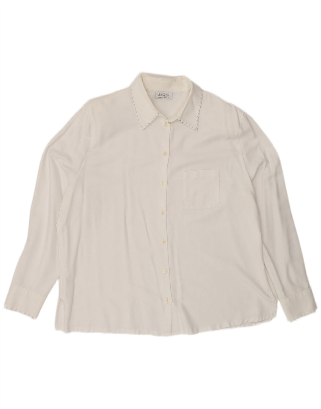 Blusa feminina Basler EU 44 XL branca viscose