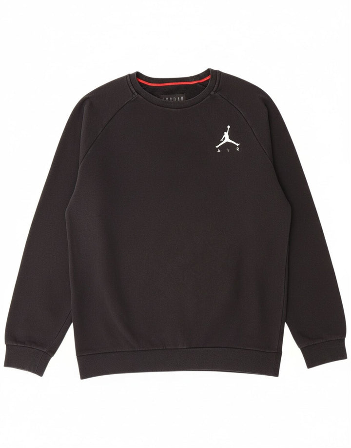 JORDAN moletom masculino jumper pequeno algodão preto
