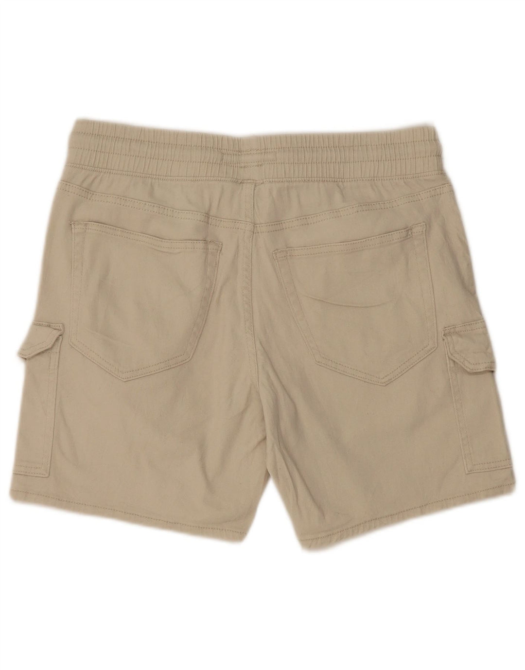 IZOD Mens Slim Fit Cargo Shorts Pequeno W29 Algodão Bege