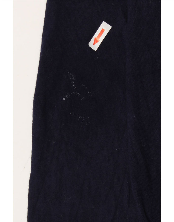 Suéter cardigã feminino Marks & Spencer UK 12 viscose azul marinho médio