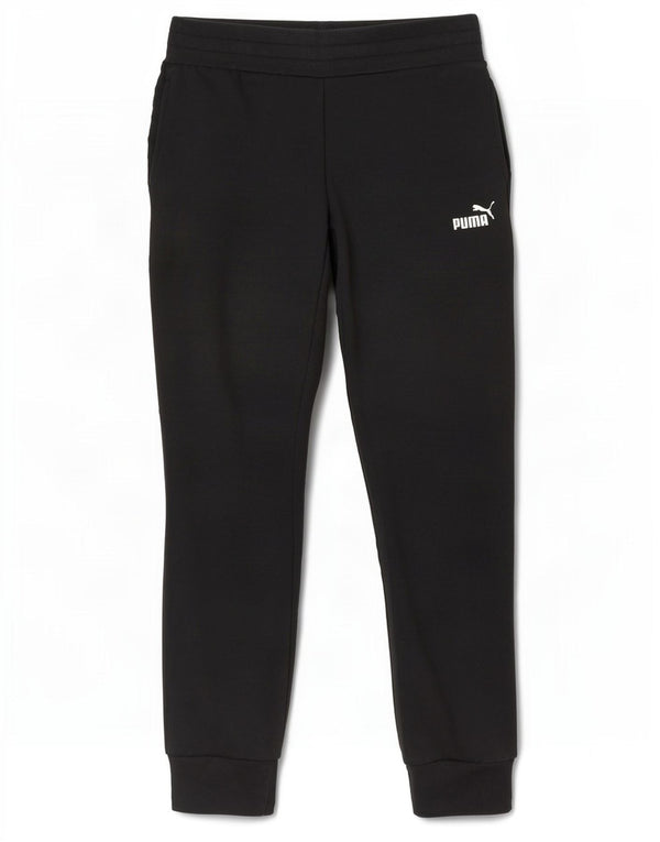 Calça de treino feminina Puma Joggers UK 10 pequeno algodão preto