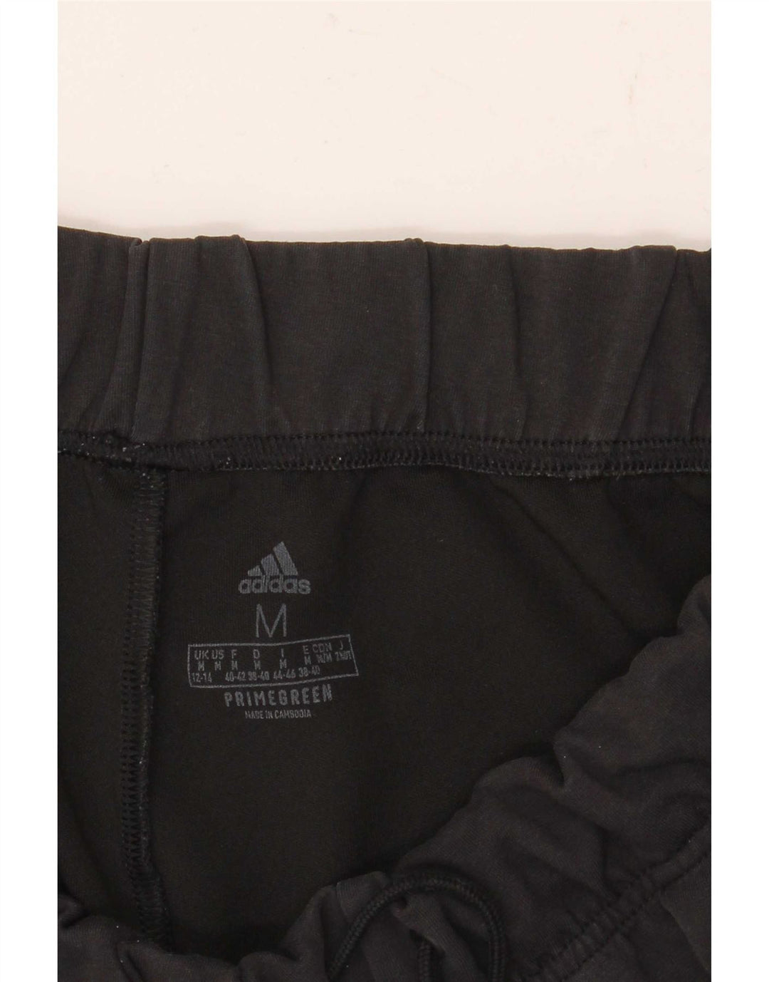 Calças de treino femininas Adidas UK 12/14 médio preto