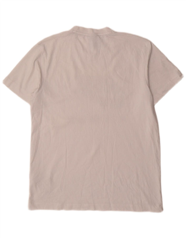 Camiseta Nike masculina Air Max Graphic Top médio algodão branco