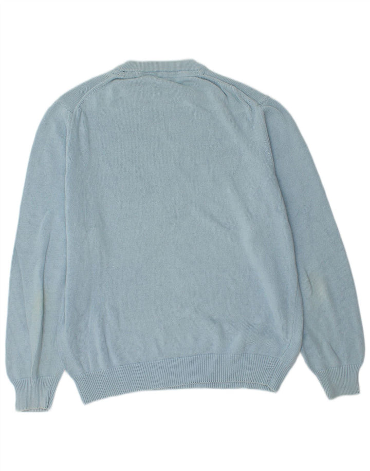 Suéter masculino Marina Yachting com gola redonda e algodão azul médio