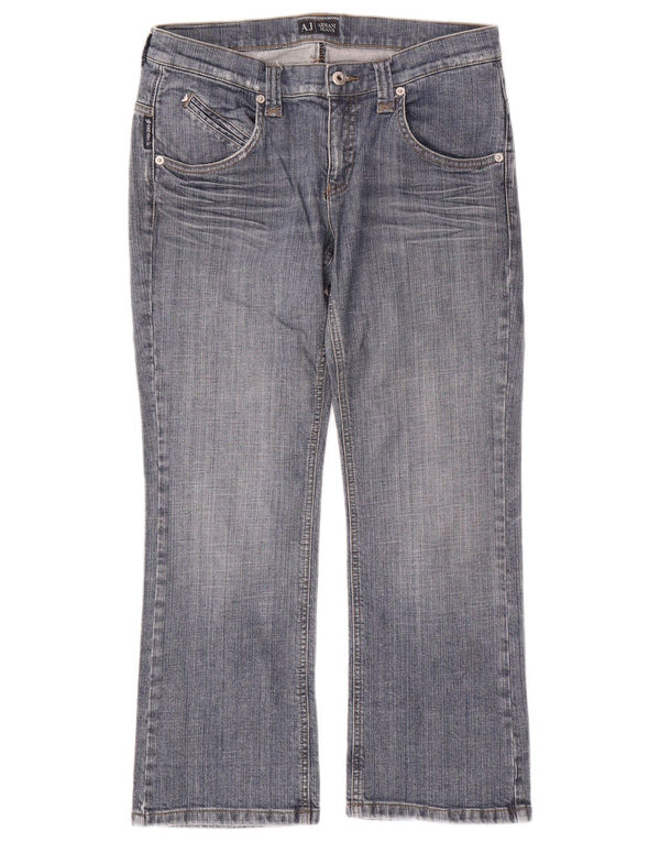 Jeans retos femininos Armani W28 L26 algodão azul