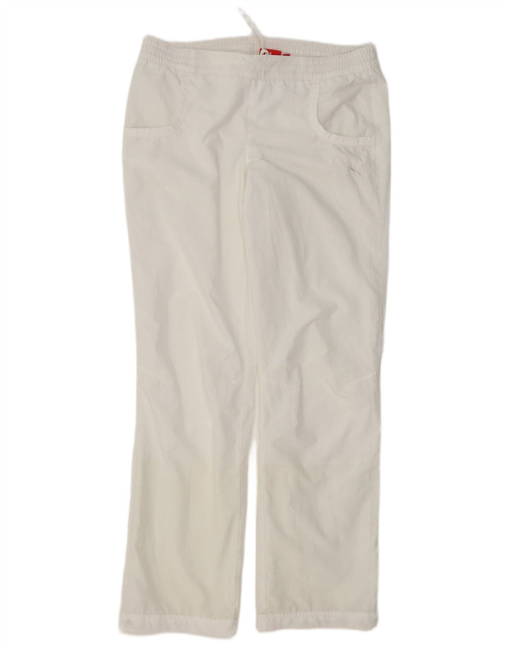 Calça de treino feminina PUMA UK 12 poliéster branco médio