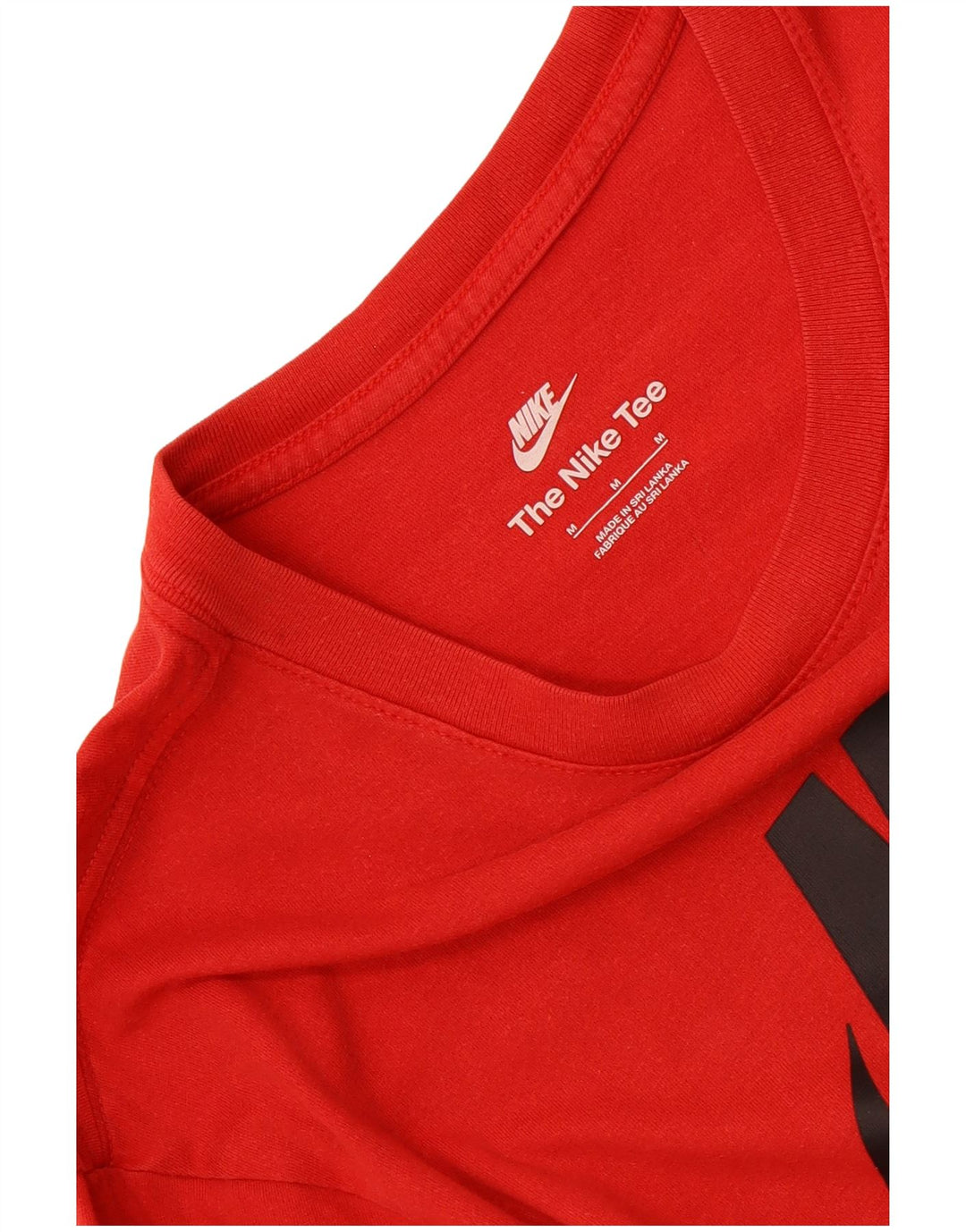 Camiseta Nike masculina gráfica Top médio vermelho