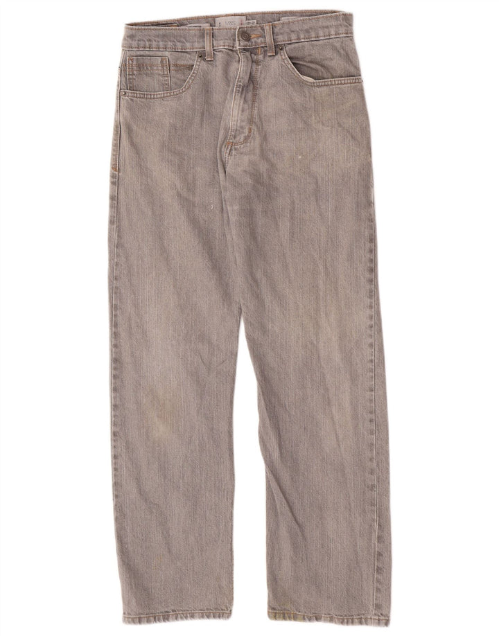 Jeans retos femininos Marks & Spencer W30 L29 algodão cinza