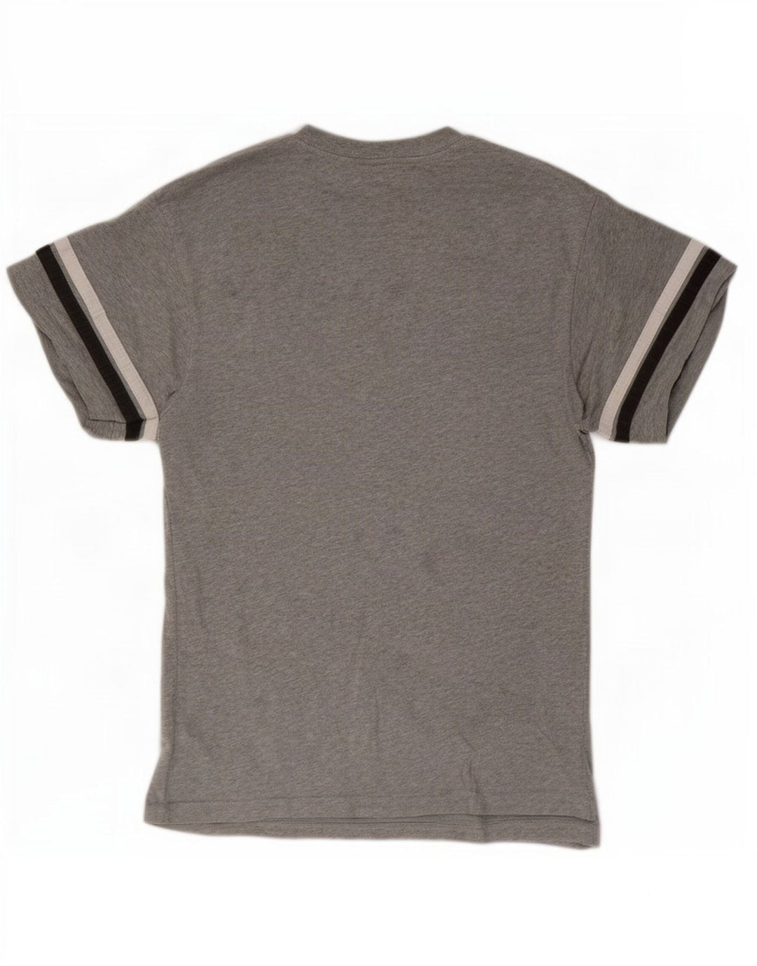Camiseta Nike masculina gráfica Top pequeno algodão listrado cinza