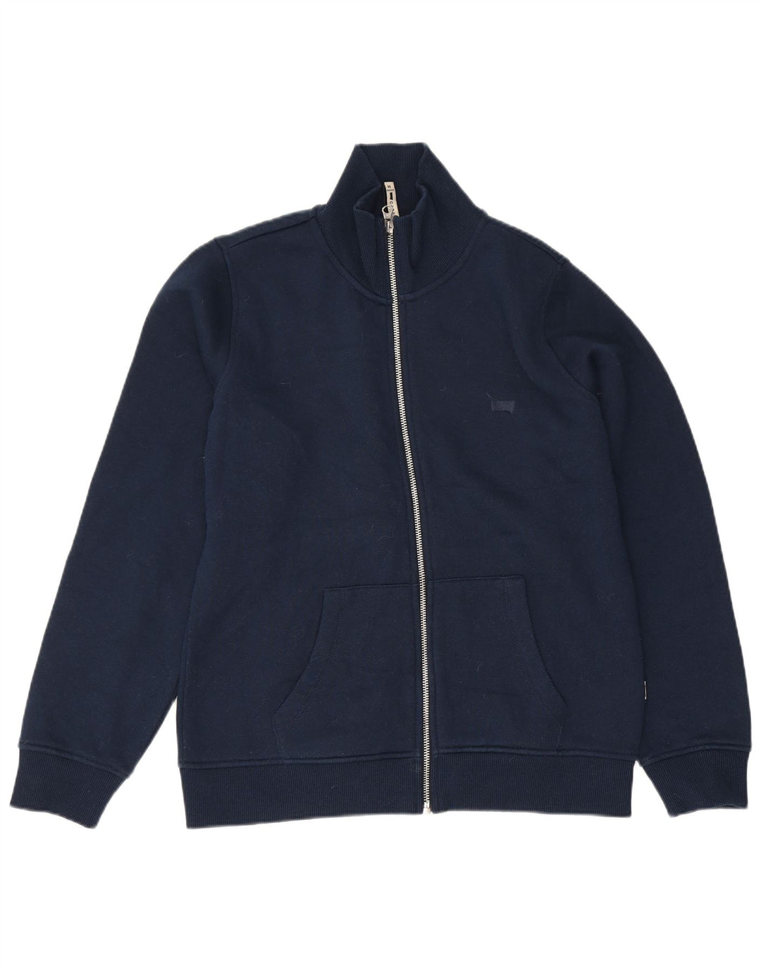 Carrera Womens Tracksuit Top Jacket UK 14 Médio Azul Marinho Poliéster