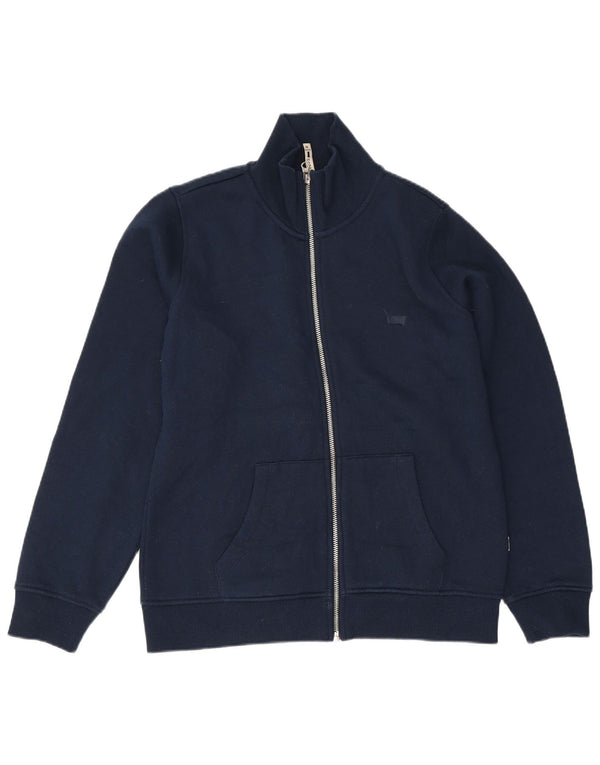 Carrera Womens Tracksuit Top Jacket UK 14 Médio Azul Marinho Poliéster