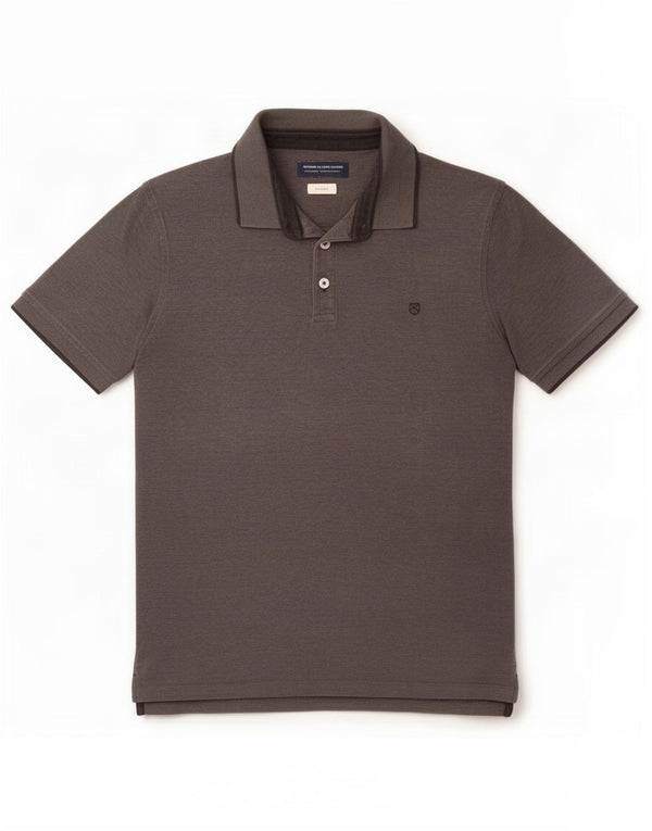 Camisa polo masculina Jack & Jones XL cinza algodão