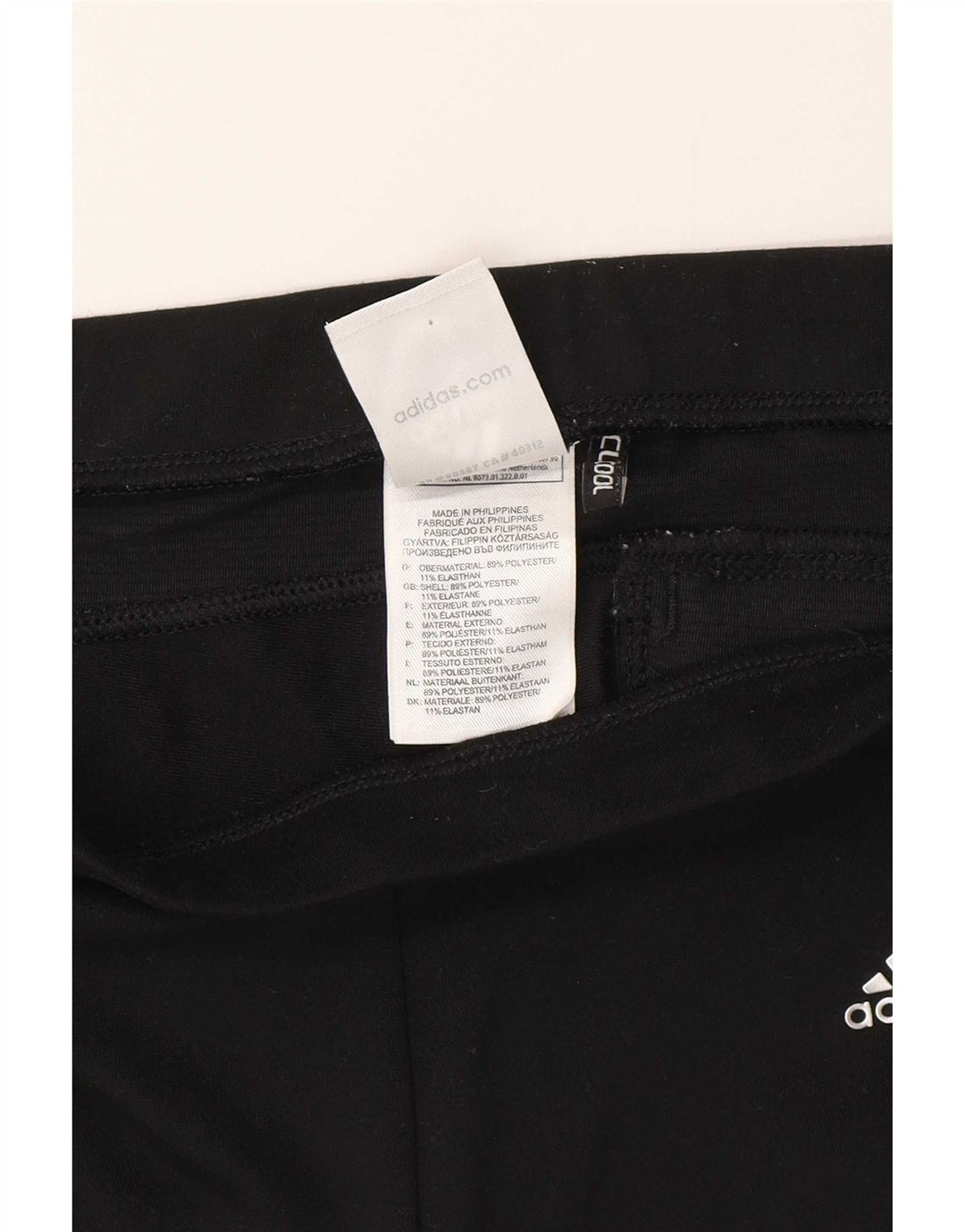 Adidas Womens Climacool Capri Calças de treino Joggers Reino Unido 14 Médio Preto