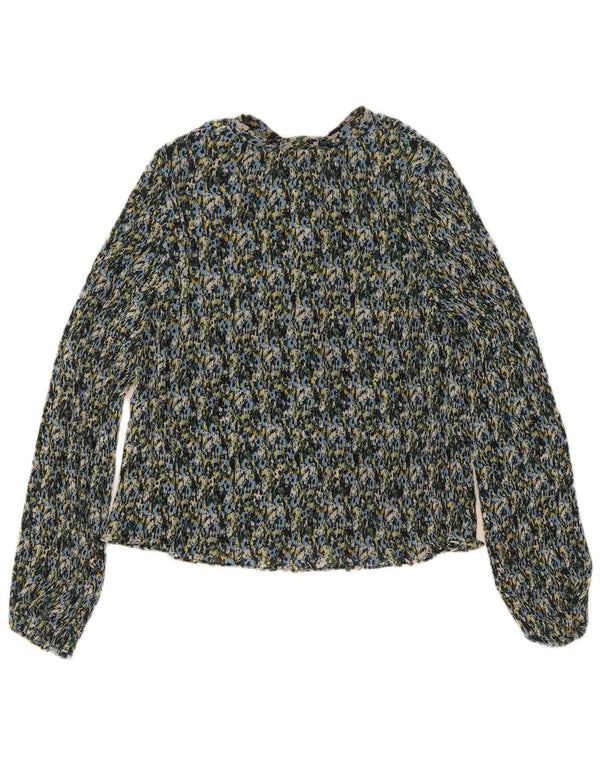Blusa feminina Boden UK 12 poliéster floral multicolorido médio