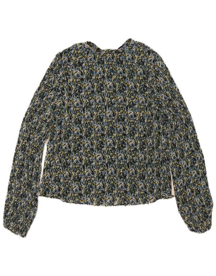 Blusa feminina Boden UK 12 poliéster floral multicolorido médio
