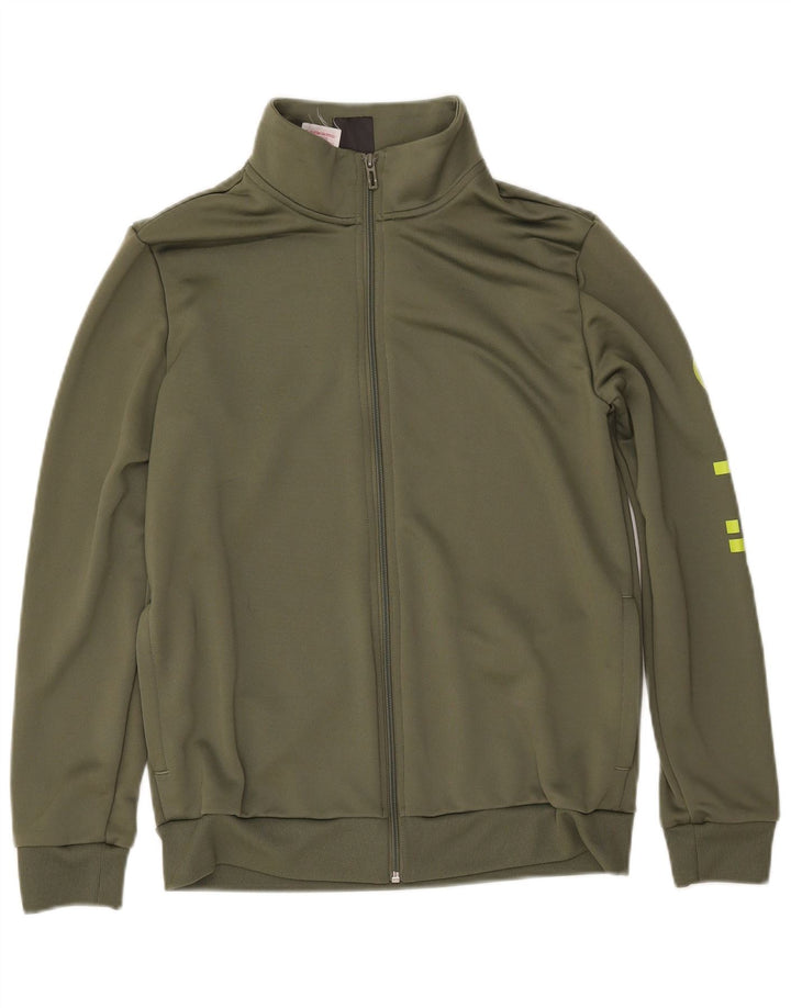 Jaqueta ADIDAS Menino Graphic Tracksuit 14-15 Anos Verde Poliéster