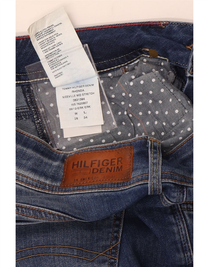 Jeans feminino Tommy Hilfiger Bootcut W28 L34 azul algodão