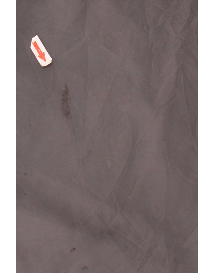 Jaqueta de chuva masculina com capuz gráfico Champion UK 42 XL cinza poliéster