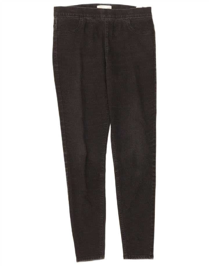 Jeans Marks & Spencer feminino regular fit Jegging UK 12 médio W30 L28 preto