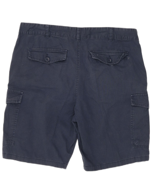 Mountain Warehouse Mens Regular Cargo Shorts W36 Grande Algodão Azul Marinho