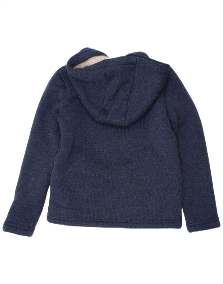 Suéter Roxy Girls Graphic Zip com capuz 5-6 anos azul marinho poliéster
