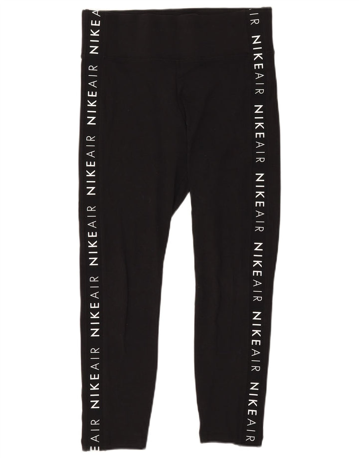 Leggings Nike Femininas Graphic UK 14 Médio Algodão Preto