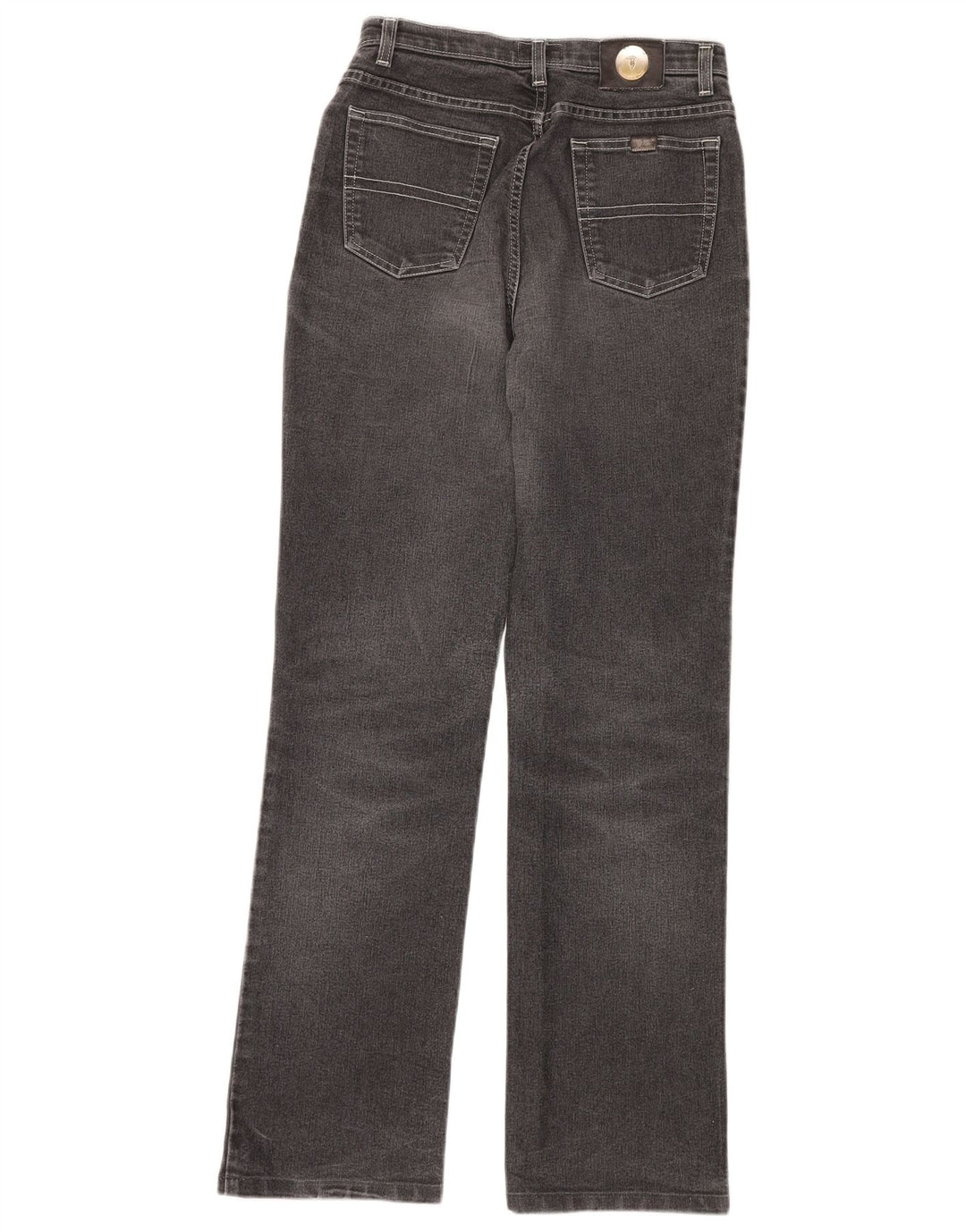 Jeans retos femininos TRUSSARDI W27 L32 cinza